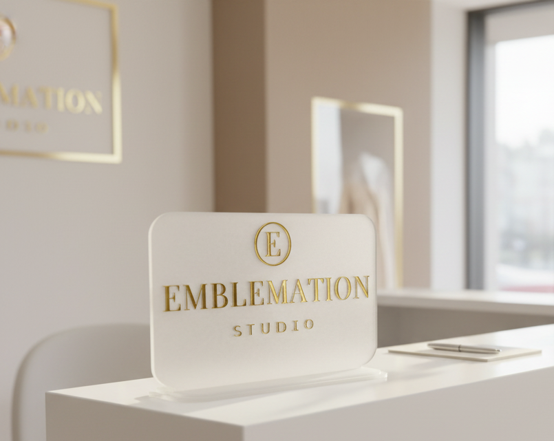 Emblemation Studio Sign In Use